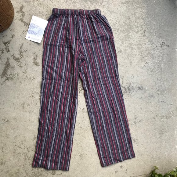 Striped Flannel Lounge Pants NWOT - Picture 4 of 6